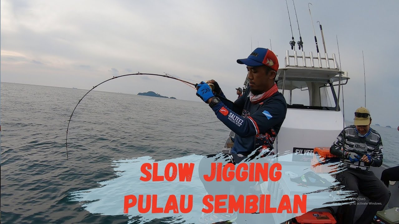 Trip Memancing Di Pulau Sembilan Slow Jigging Kerapu [ Shimano Ocea Conquest ] Rod HR