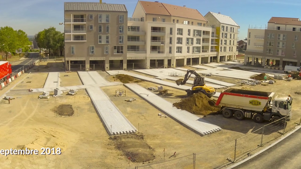 Cochery - Jouy Le moutier - Suivi de chantier Timelapse