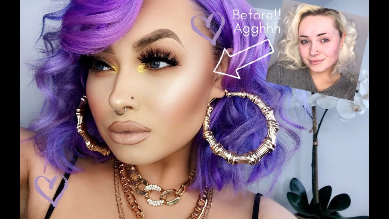 I Coloured My Hair PURPLE!! 💜