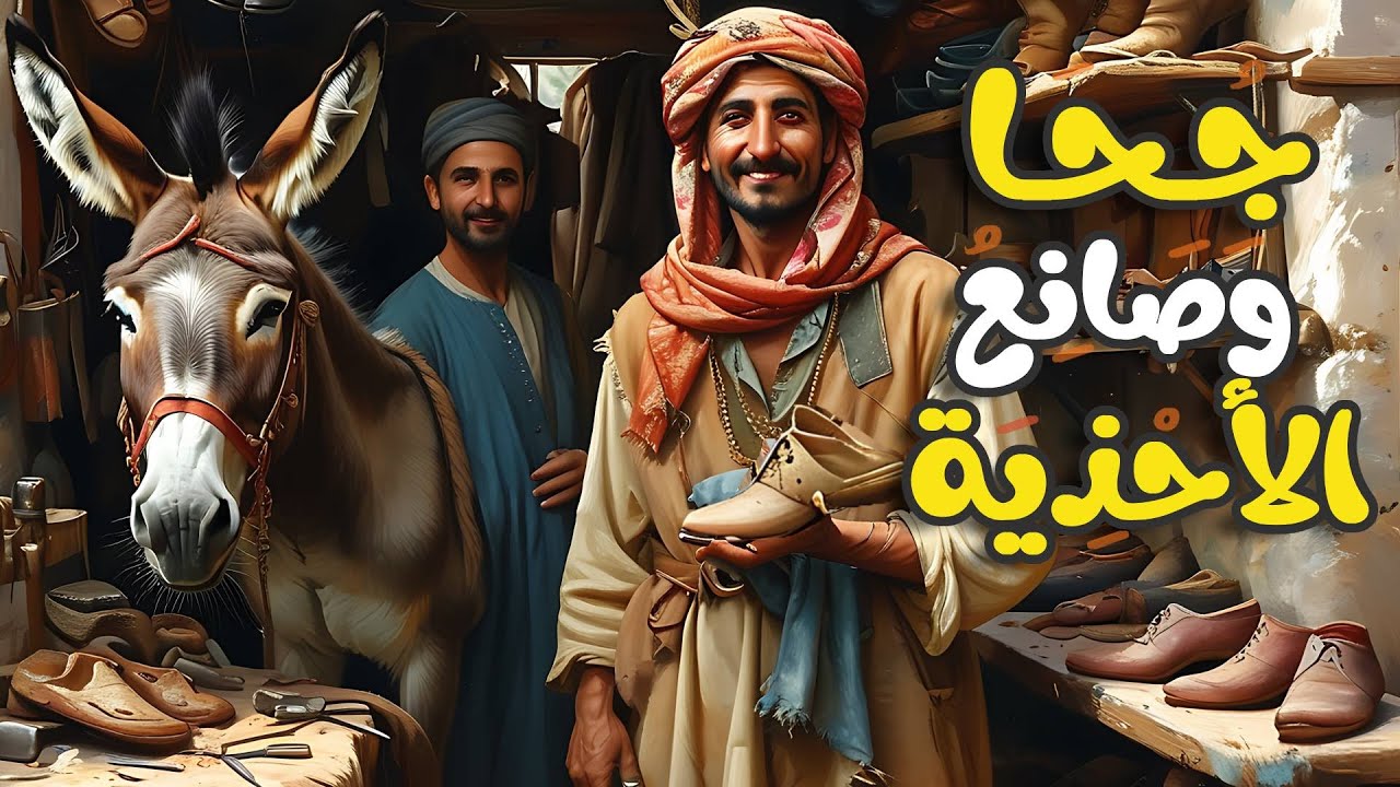 قصة جحا وصانع الأحذية - من يساعد صانع الأحذية الفقير؟  - قصة مشوقة و مسلية خيالية