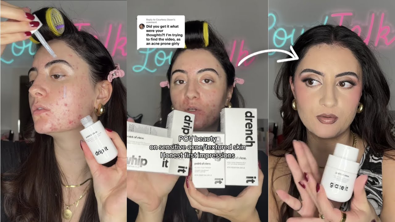 Тестирование средств по уходу за кожей POV Beauty от Микайлы на чувствительной коже, склонной к акне