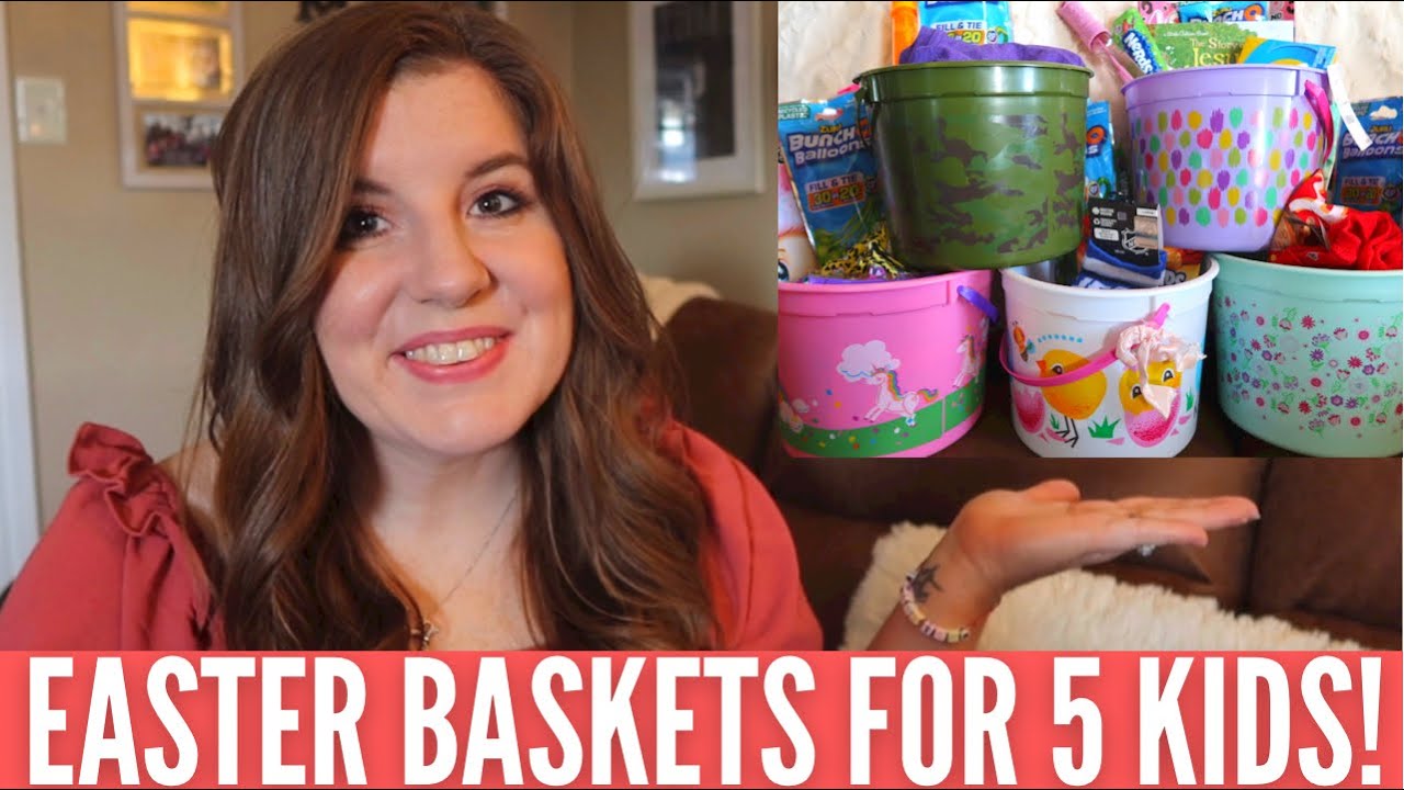 WHAT I GOT MY KIDS FOR EASTER!! || Easter Baskets for Five Kids