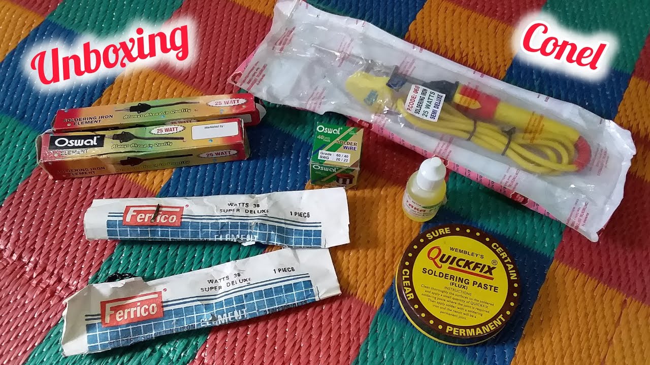 Conel 25 watt Soldering iron | oswel Soldering iron | tanka fixi #solderingironkaisebanaye