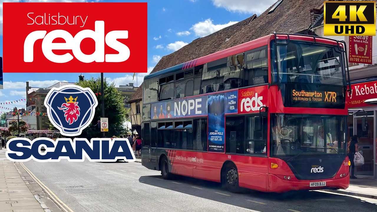[Salisbury Reds: X7R Southampton to Salisbury via Romsey] Scania OMNICity N230UD (1133/HF09BJJ​)