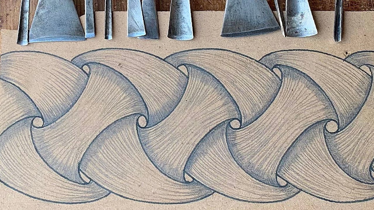 Beautiful wood carving perfect handling carving