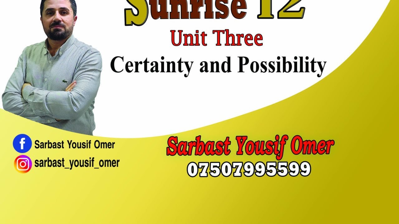 Unit 3 - Certainty and Possibility
