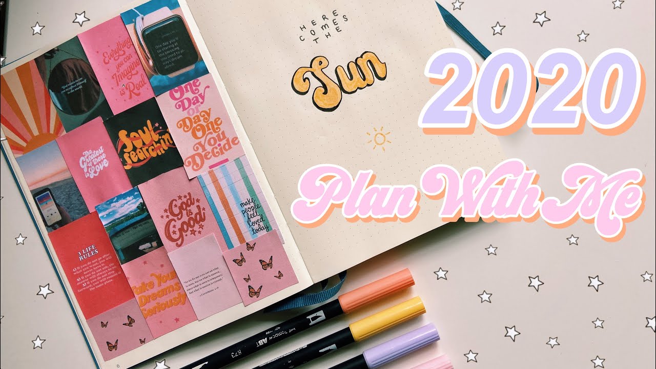 2020 bullet journal set-up + 2019 bujo flip-through
