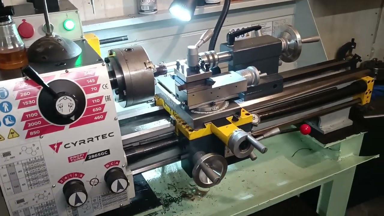 01 - Dynamický TEST tuhosti stroje - CYRRTEC Profi Turn 2865GC