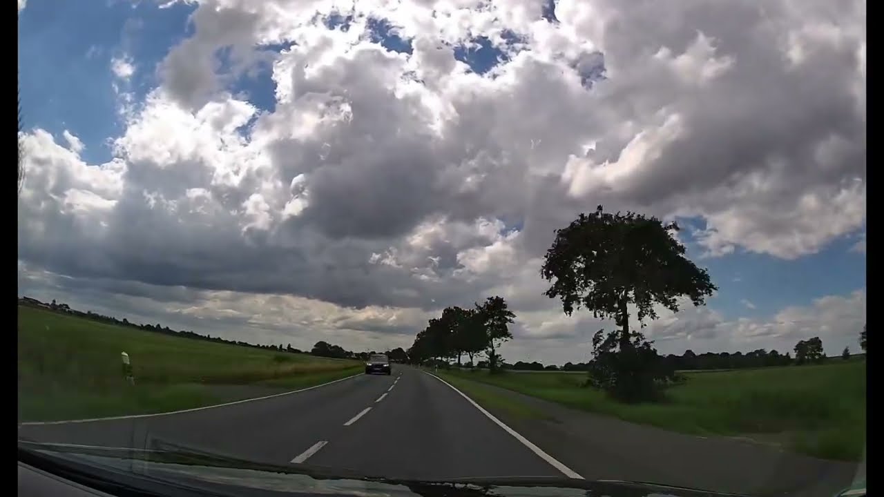 Loquard nach Greetsiel (Friesland) und zurück Autobahn & Landstraße Audi A4 on-ride impressions ASMR