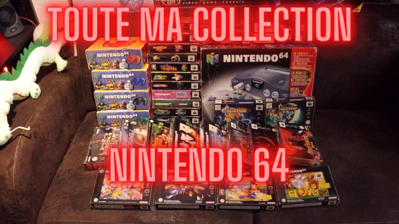 Toute ma collection Nintendo 64 ! EN BOITE!