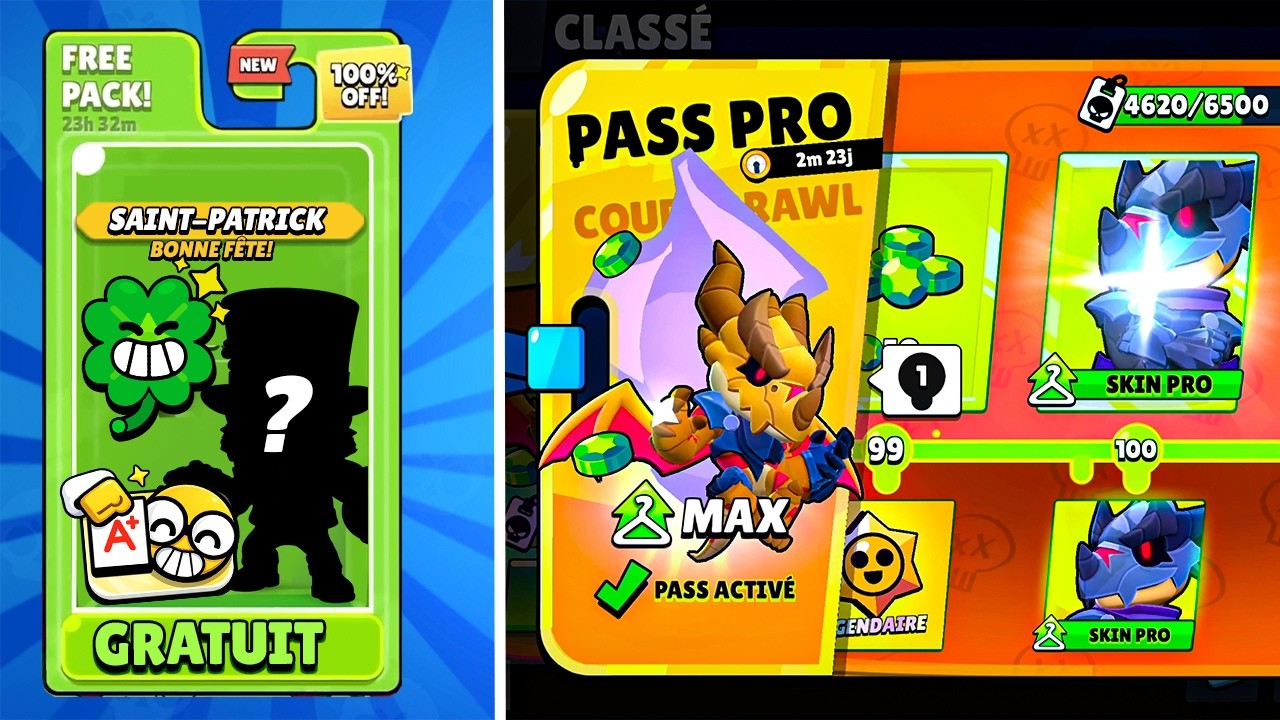 R&Eacute;COMPENSES ST-PATRICK 🎁 New BUGS, PACK OPENING PASS PRO 🔥 FUITES & 2 QRCODE (vite!)