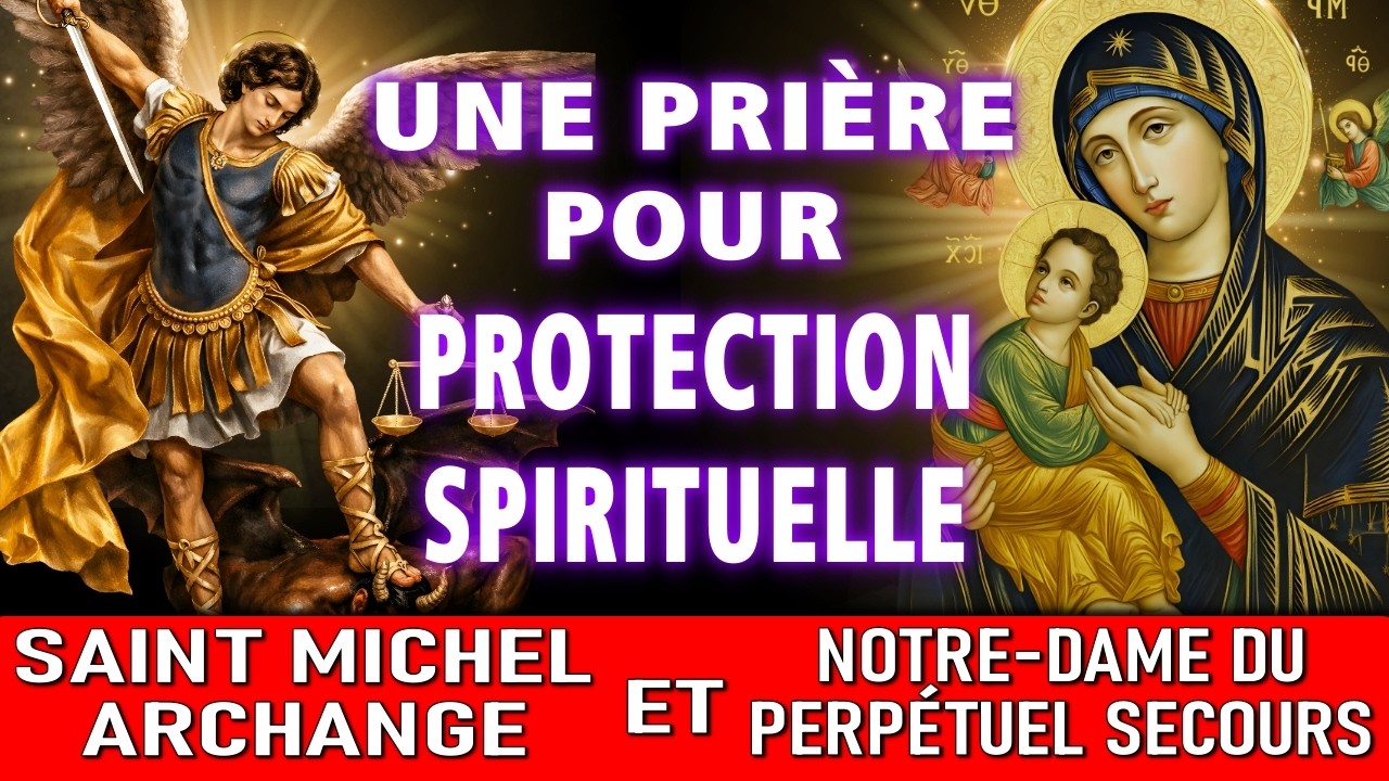 PRIÈRE POUR DÉBLOQUER TOUTE SITUATION IMPOSSIBLE🙏NOTRE DAME DU PERPÉTUEL SECOURS & SAINT MICHEL