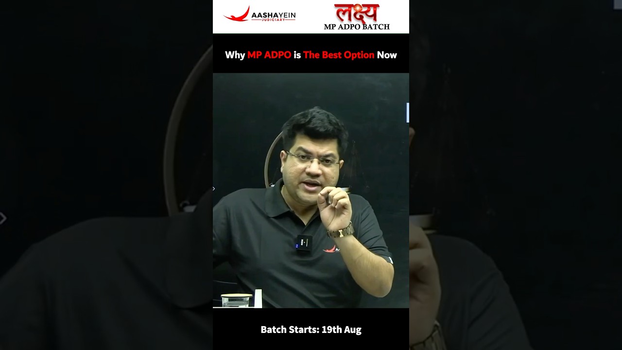 Why MP ADPO is Best Option Now 🚀 #mpadpo2025 #niteshsirjudiciary