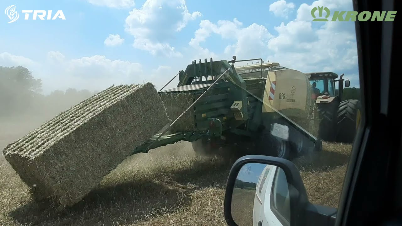KRONE BIG Pack 1290 HDP II XC НОВОГО ПОКОЛЕНИЯ УСПЕШНО РАБОТАЕТ В СУМСКОЙ ОБЛАСТИ