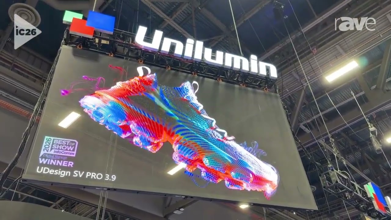 InfoComm 2026: Unilumin рассказывает о голографическом дисплее Udesign SV
