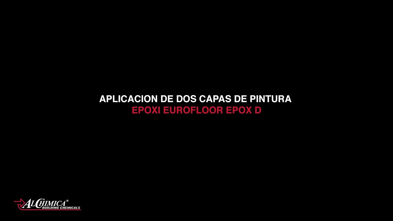 Aplicacion de dos capas de pintura epoxi EUROFLOOR EPOX D