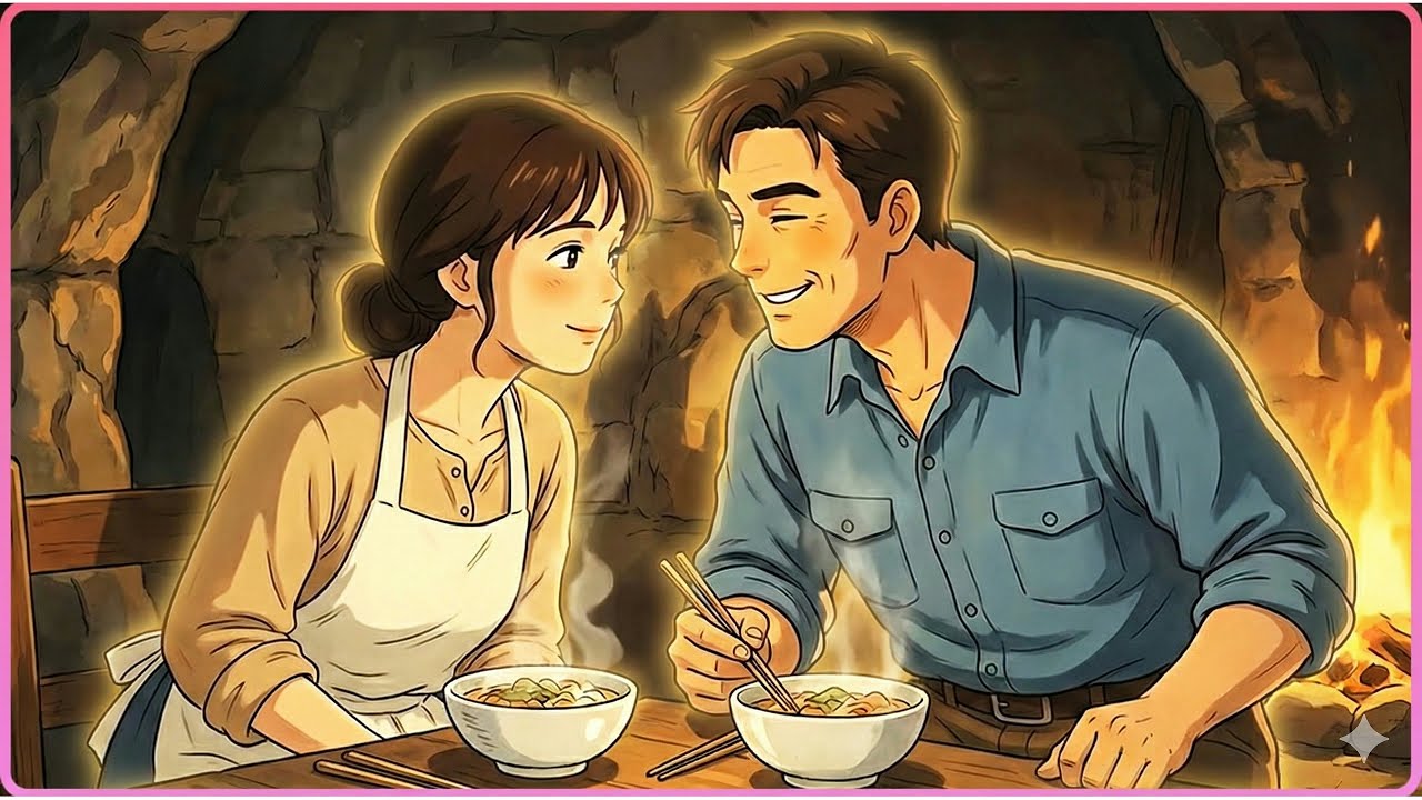 A simple family life surrounded | Slow mountain life | Ghibli Style Video