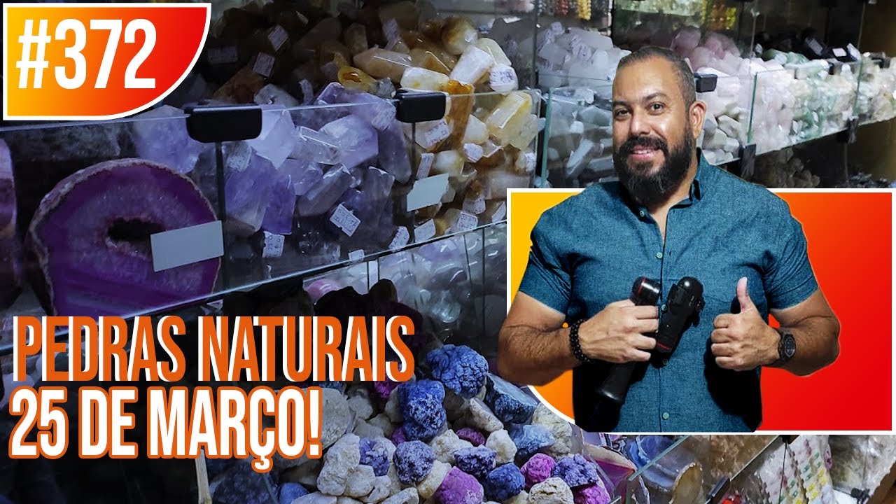 PEDRAS NATURAIS TODAS! (COLARES/ANEIS) 25 DE MARÇO ATACADISTA #372