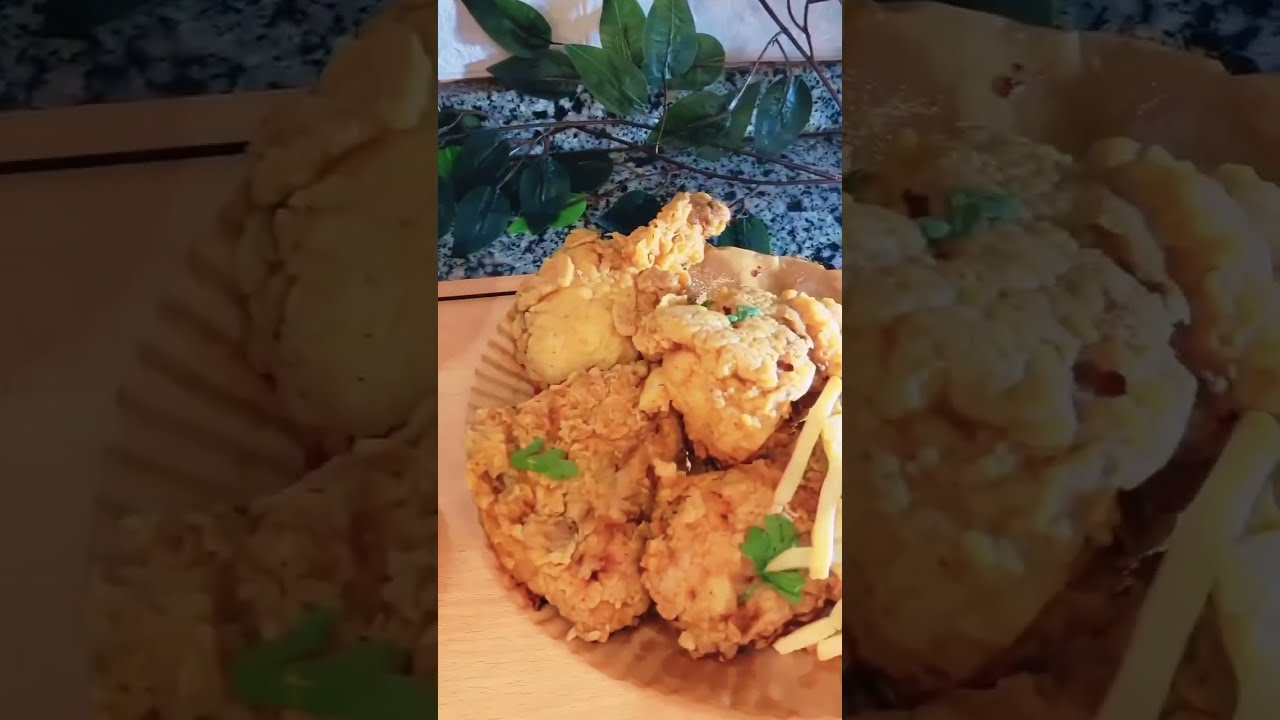 فرايد تشيكن مقرمش من بره وطري من جوه رهيب 🥰🥰 #تريند #food #اكسبلور #explore #recipe #فرايد_تشيكن 