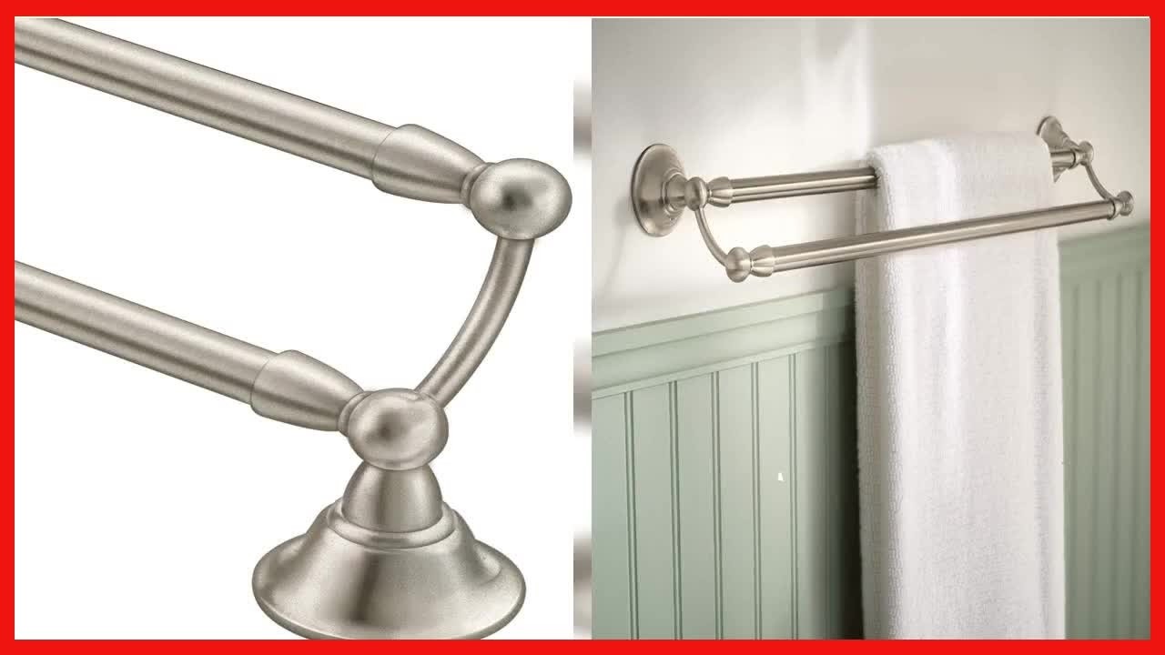 Moen Sage 24-Inch Double Towel Bar: Durable Elegance for Your Bathroom