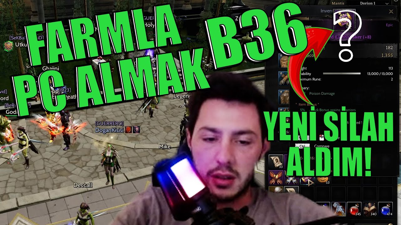 Rise Online FBA B36 | YENİ SİLAH ALDIM! | RUNE DENEDİM! | SİLAHIN BİRAZ TADINI ÇIKARDIK!