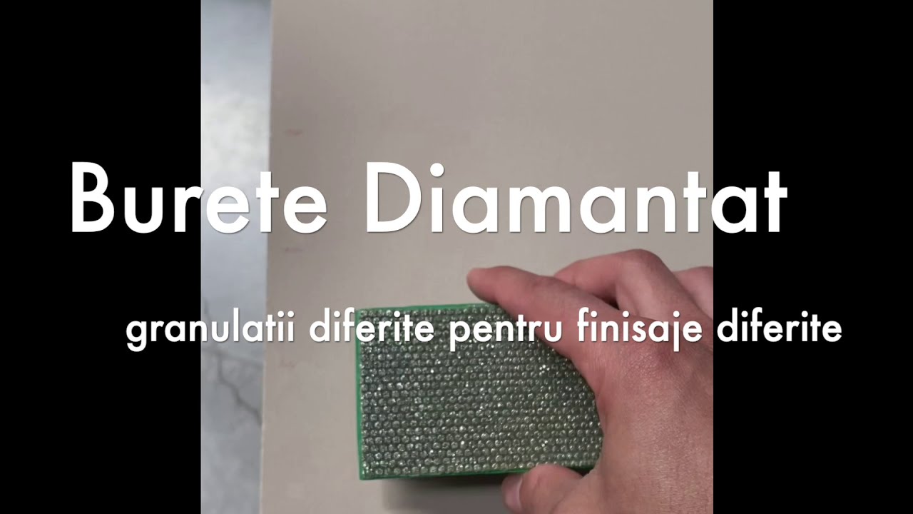 Slefuire cu burete diamantat - muchii perfecte (slefuiri, finisari, polish, etc.)