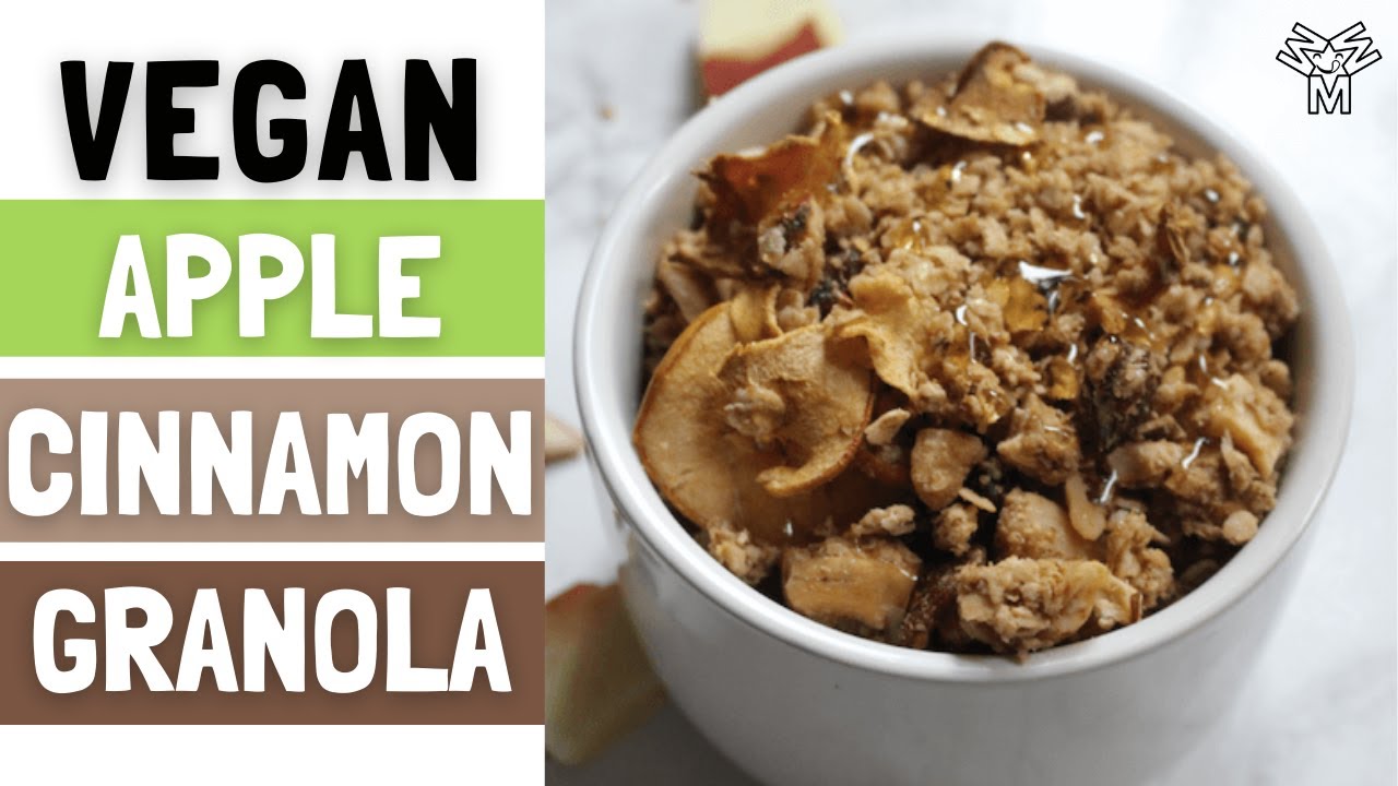 Easy Apple & Cinnamon Granola Recipe|| Healthy Breakfast Ideas for Busy People