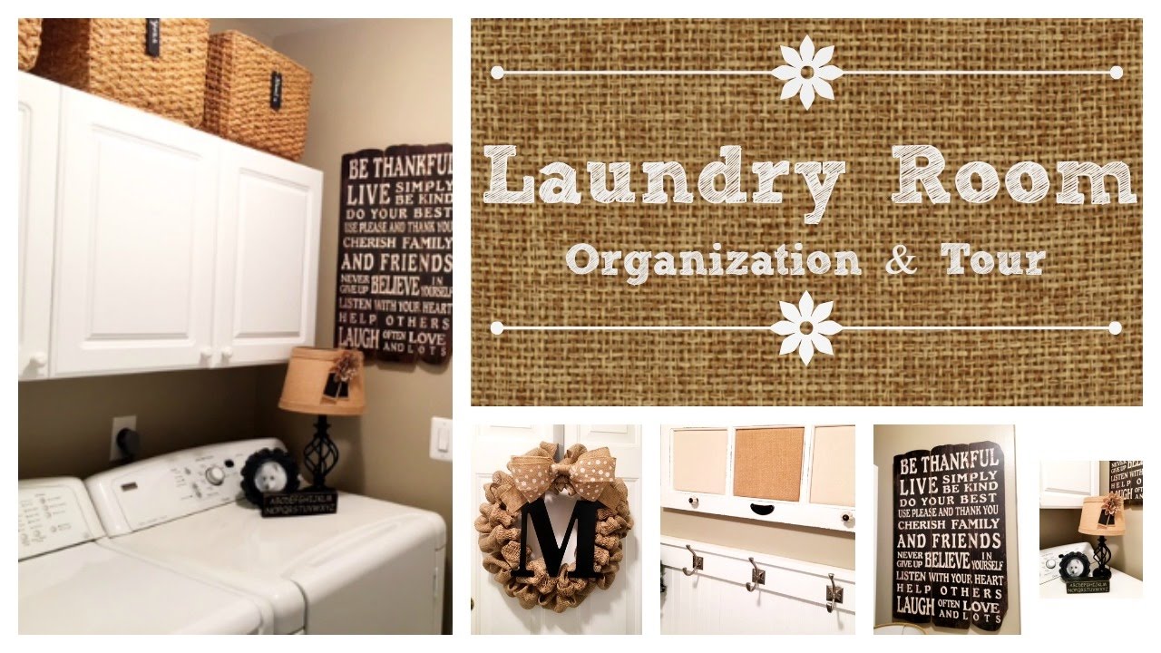 Laundry Room Organization & Tour