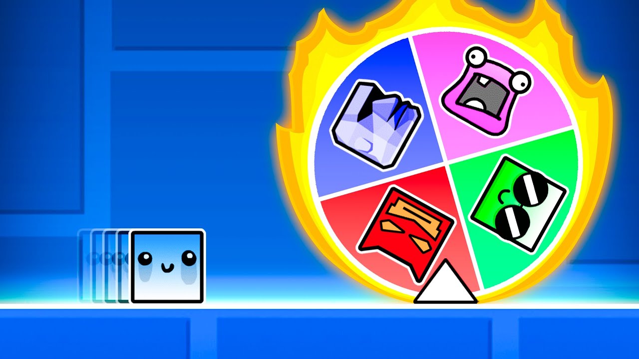 Geometry Dash, но ВСЕ ИКОНКИ СЛУЧАЙНЫ...