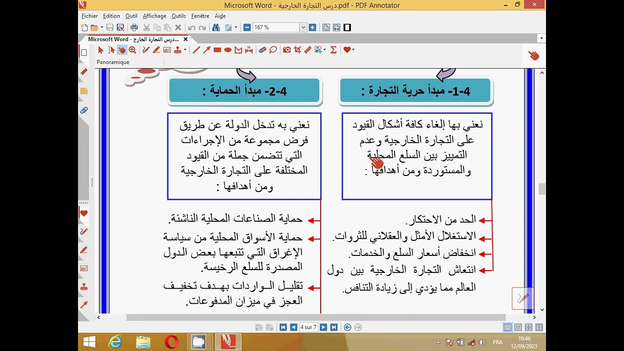 ملخص درس التجارة الخارجية  بمخططات تسهل عملية الفهم و الحفظ