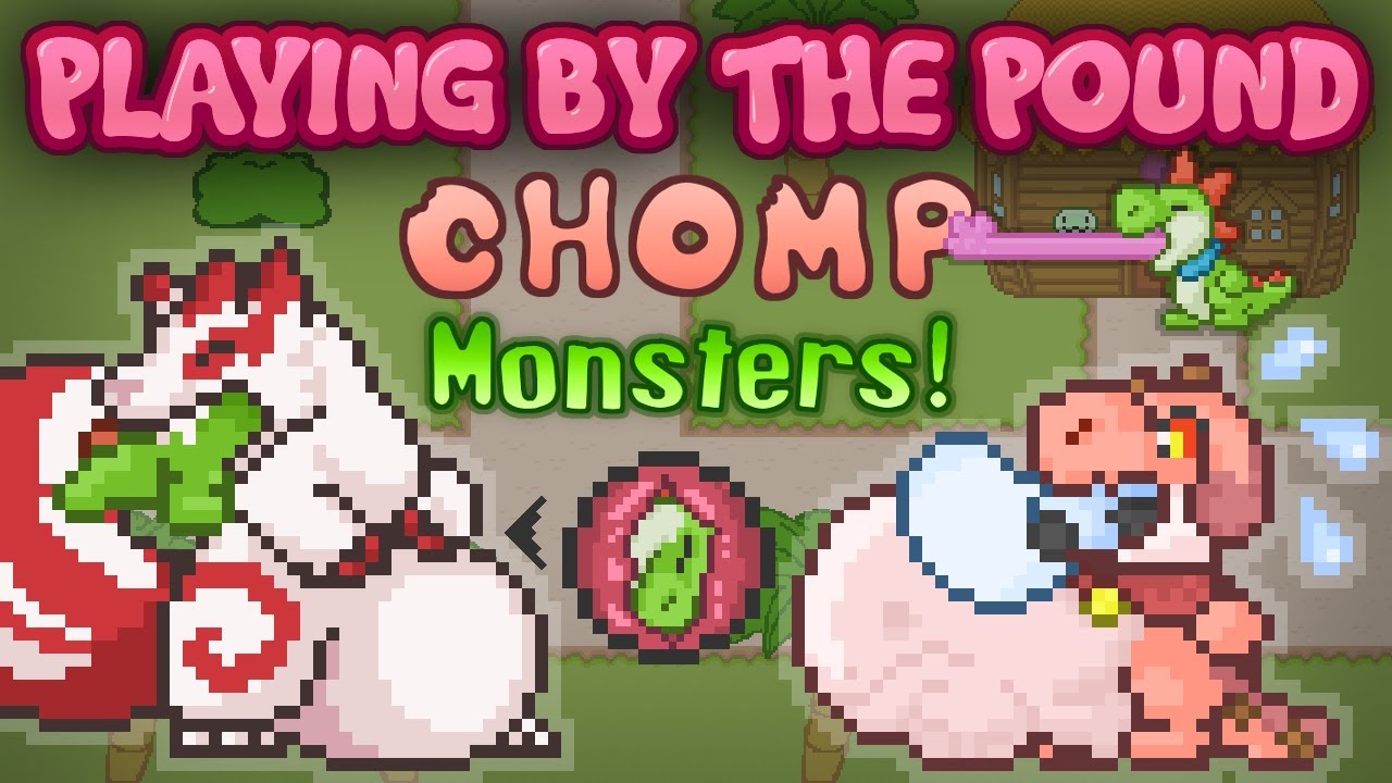 Playing by the Pound | Chomp Monsters! - A Bootleg Yoshi and Cinnamon Kobold Nomf and Get Nommed!