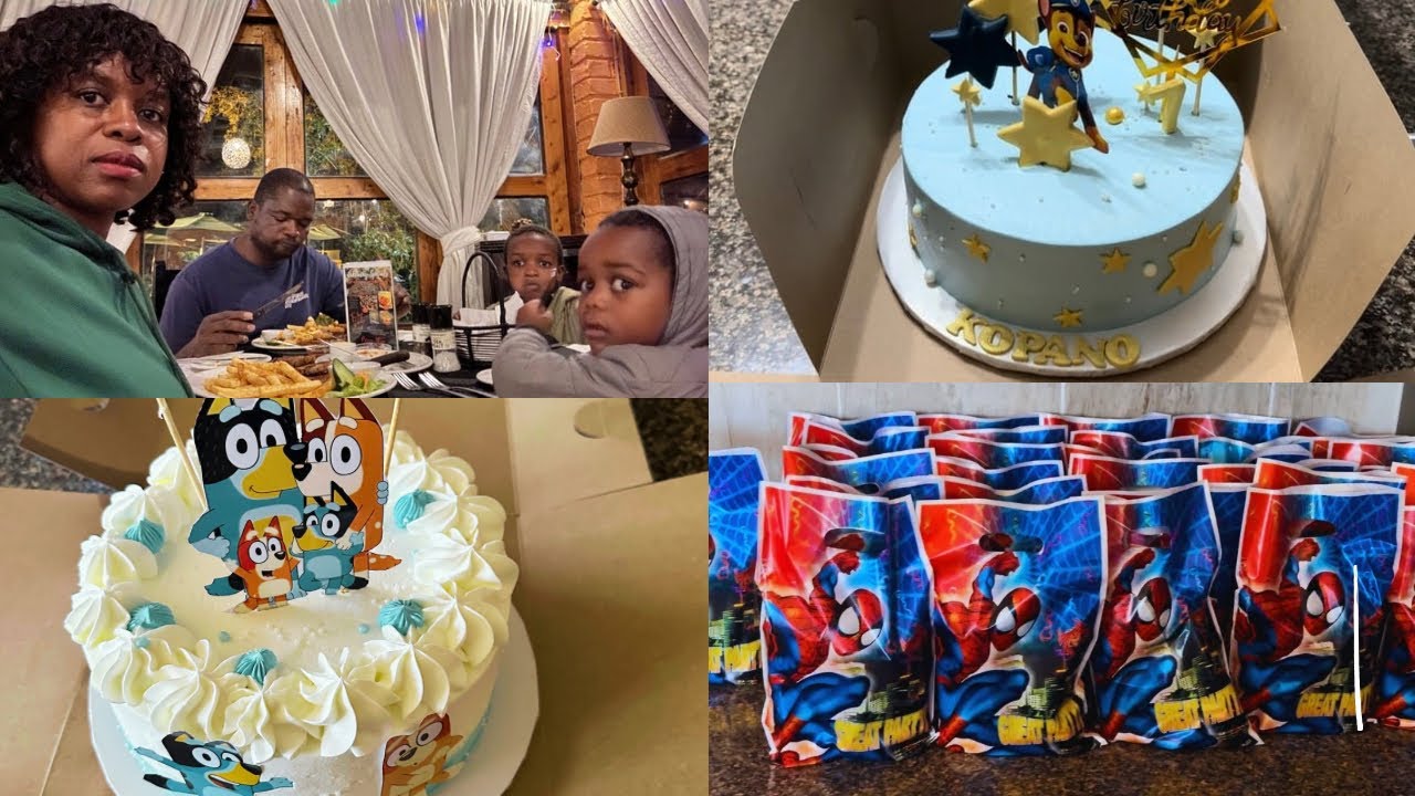 My Sons&rsquo; Birthdays|| Preparing Party Packs|| Family Dinners|| #zimbabweanyoutuber