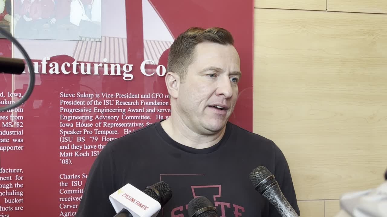 TJ Otzelberger previews Texas Tech | Iowa State basketball | Feb. 26