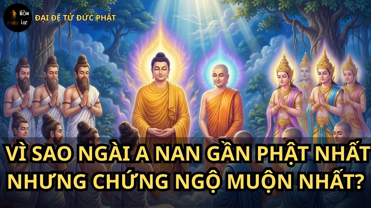 Vì Sao Ngài A NAN Gần PHẬT Nhất, Nghe PHÁP Nhiều Nhất, Nhưng Chứng Ngộ Muộn Nhất?