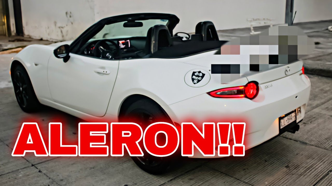 Instalando Aleron al Mazda Mx5 | Rivera Motors