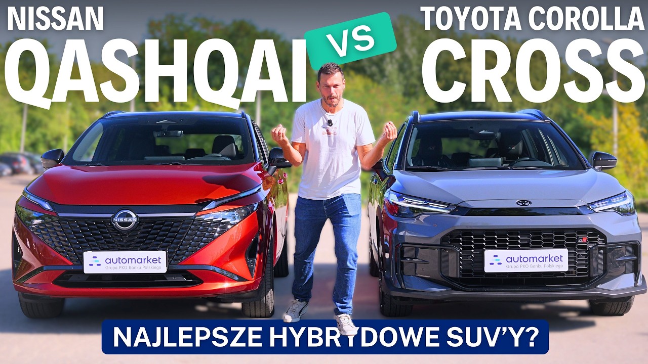 Toyota Corolla Cross vs Nissan Qashqai - kt&oacute;ra japońska hybryda jest lepsza?