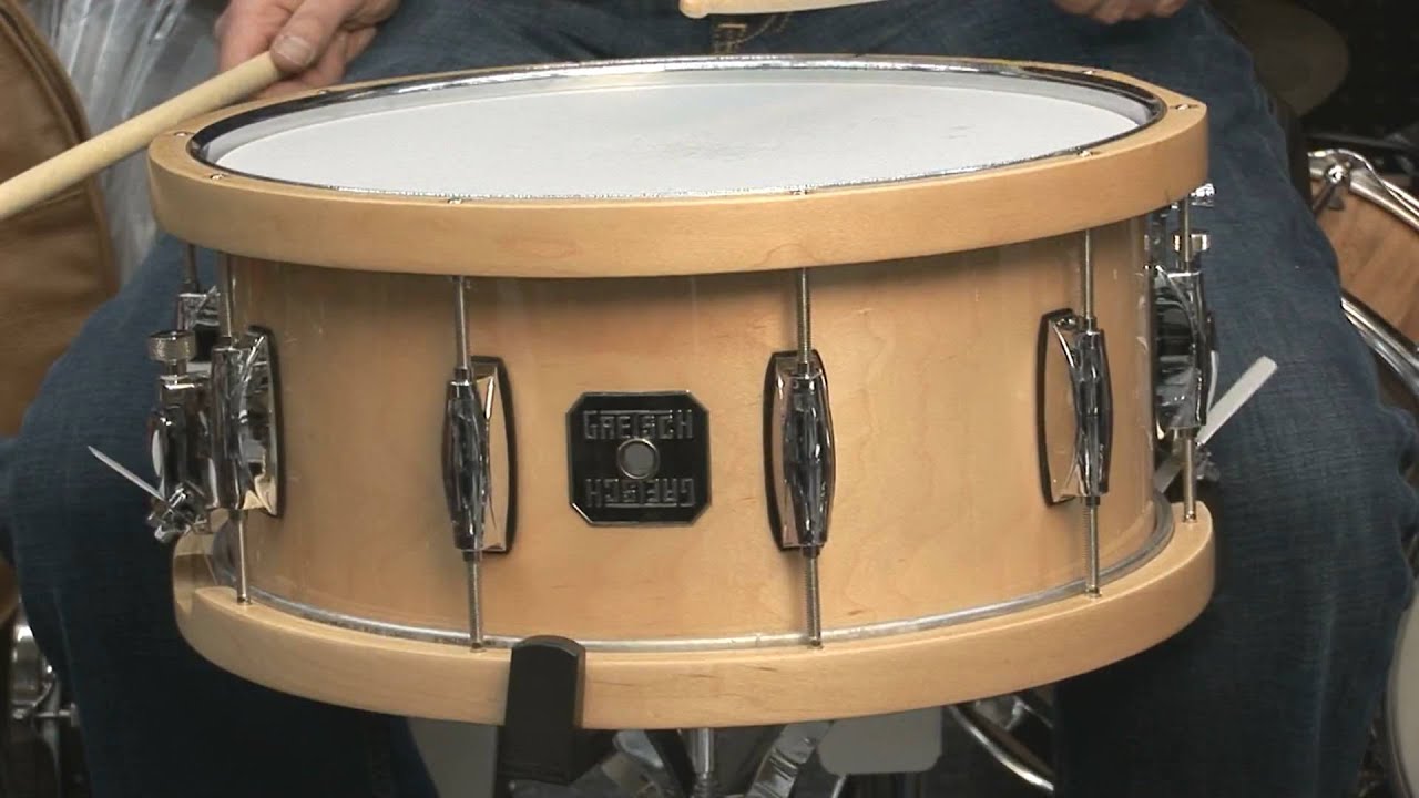 Малый барабан Gretsch All Maple 6.5x14 с деревянными обручами Dunnett