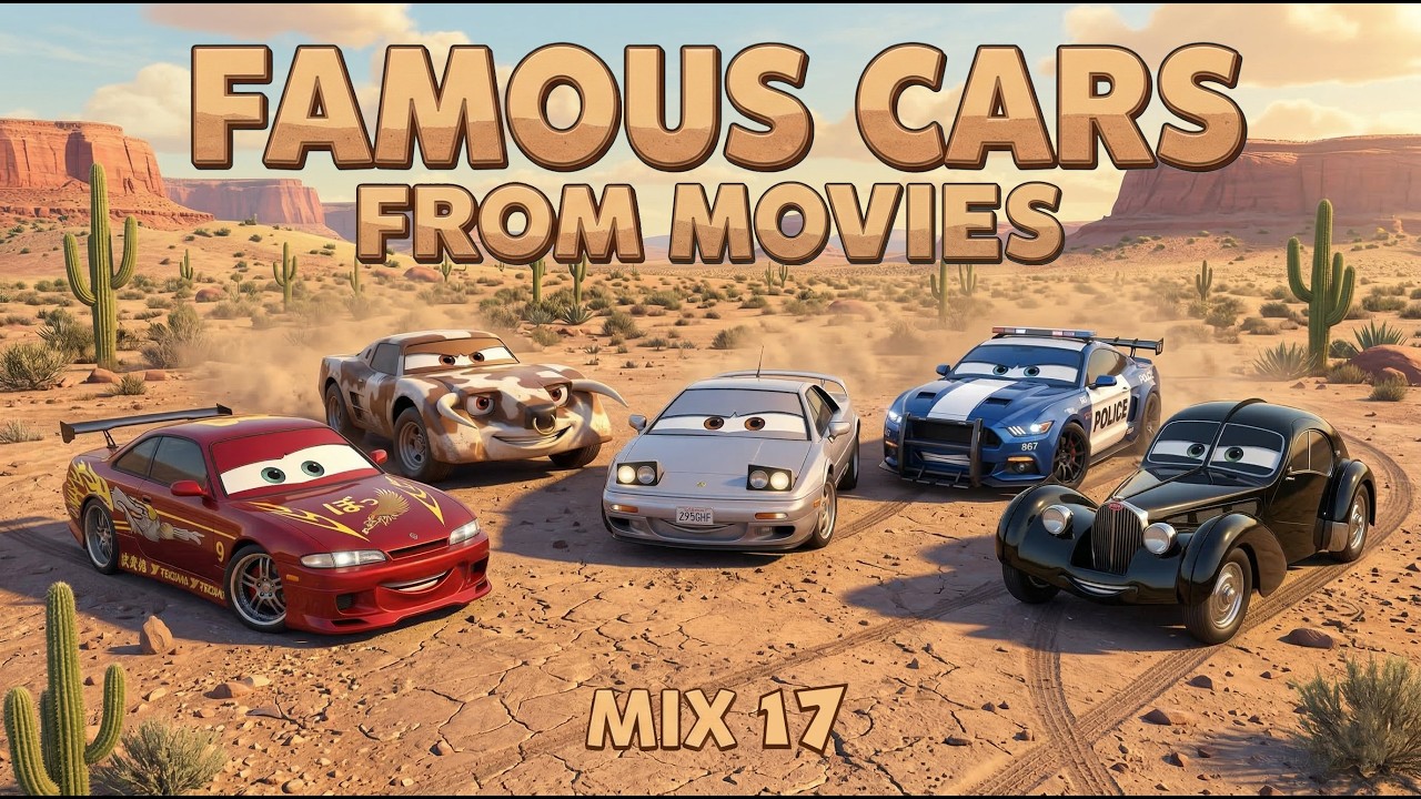 Famous Cars from Movies Mix 17