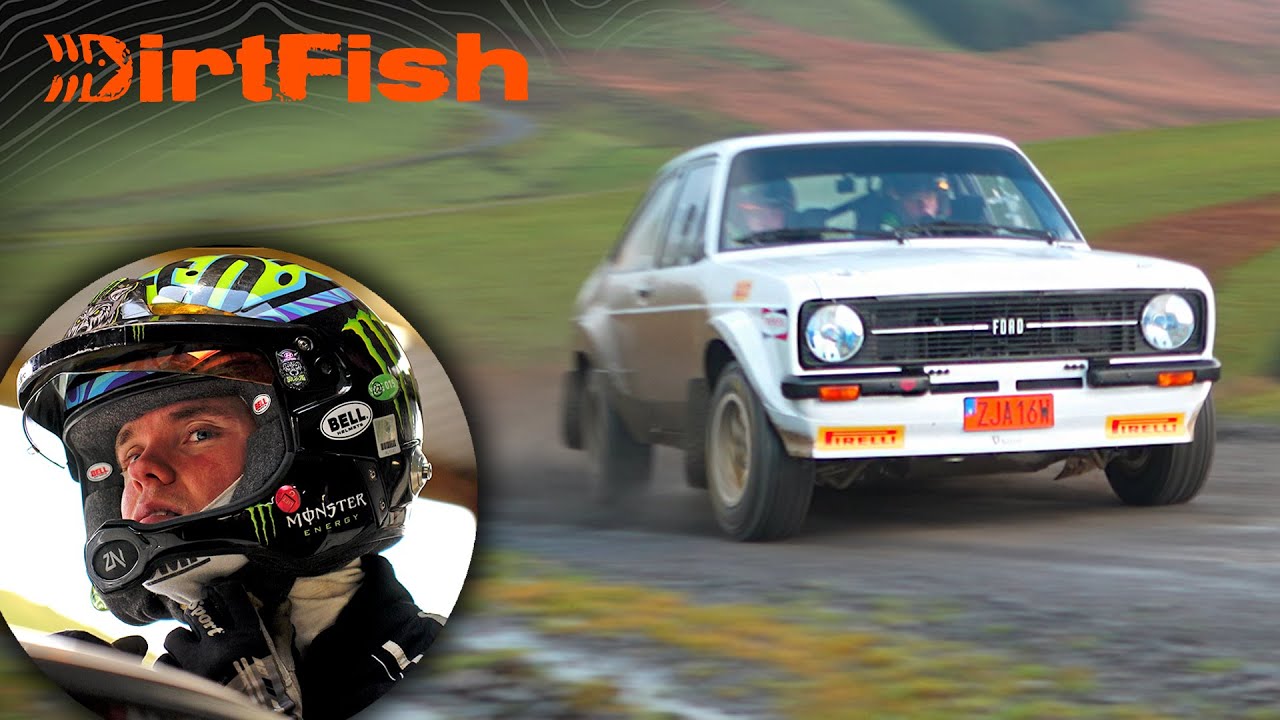 Oliver Solberg Raw Test Action | RAC Rally 2023