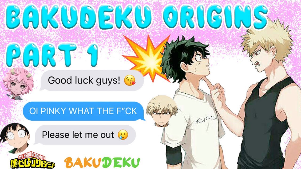 Bakugou and Deku LOCKED IN A ROOM Until They CONFESS - Part 1- BNHA Texts - MHA Chat