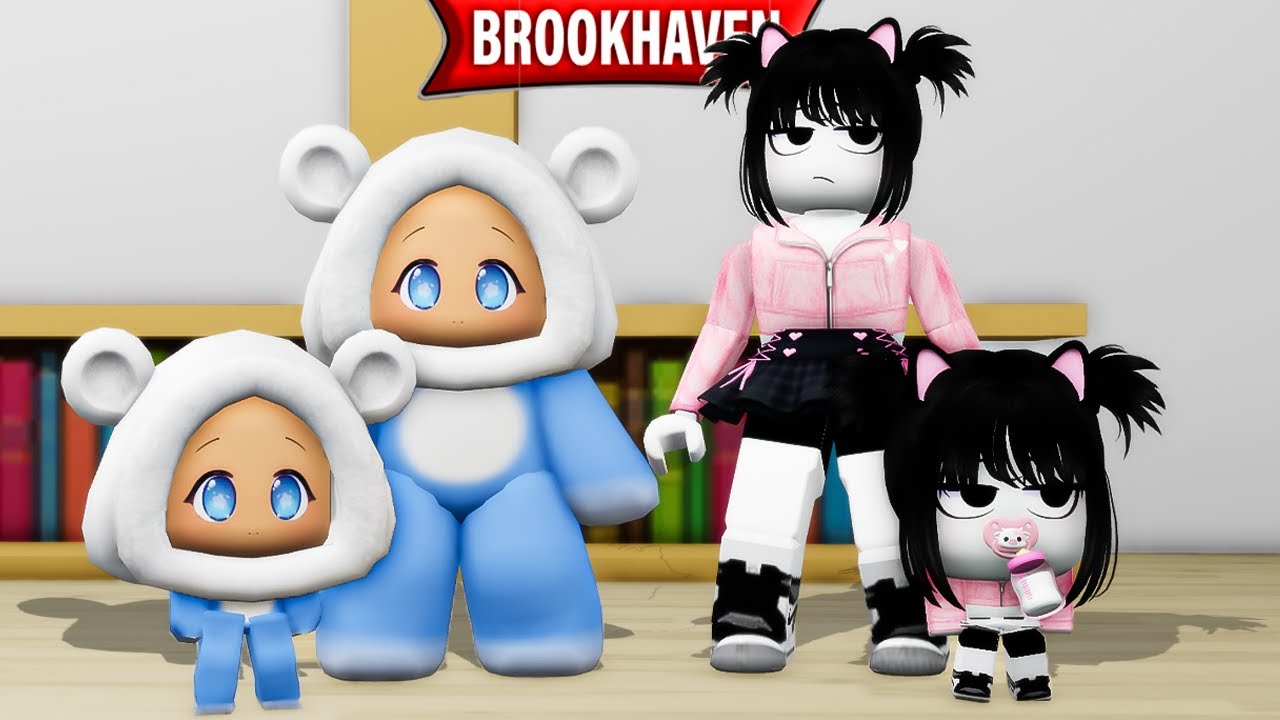 I NOSTRI FIGLI ADOTTANO DEI BAMBINI SU BROOKHAVEN ROBLOX!