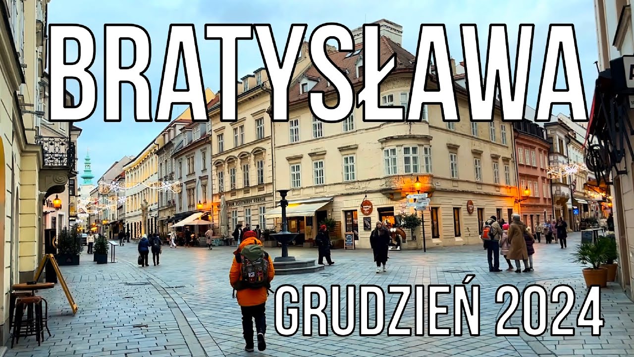 Bratysława - Stare Miasto, czy warto tu przyjechać na jeden dzień ? Słowacja 2024