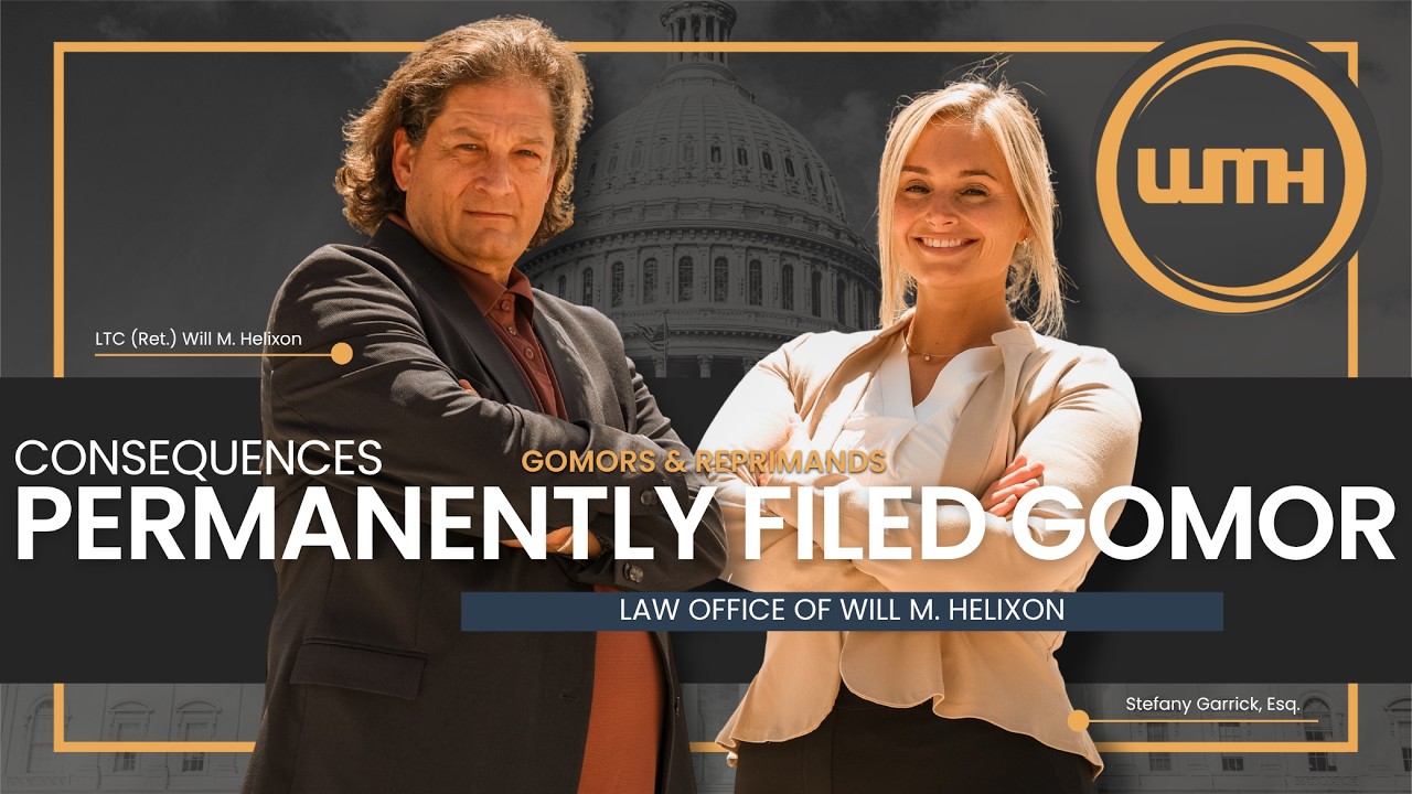 Consequences of Permanently Filed GOMORs: Military Career & Security Risks