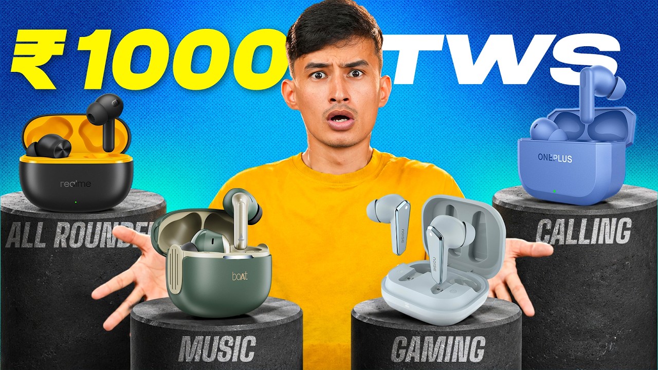 Best TWS Under ₹1000 in 2026 🔥 Best Earbuds for Music, Calls & Gaming