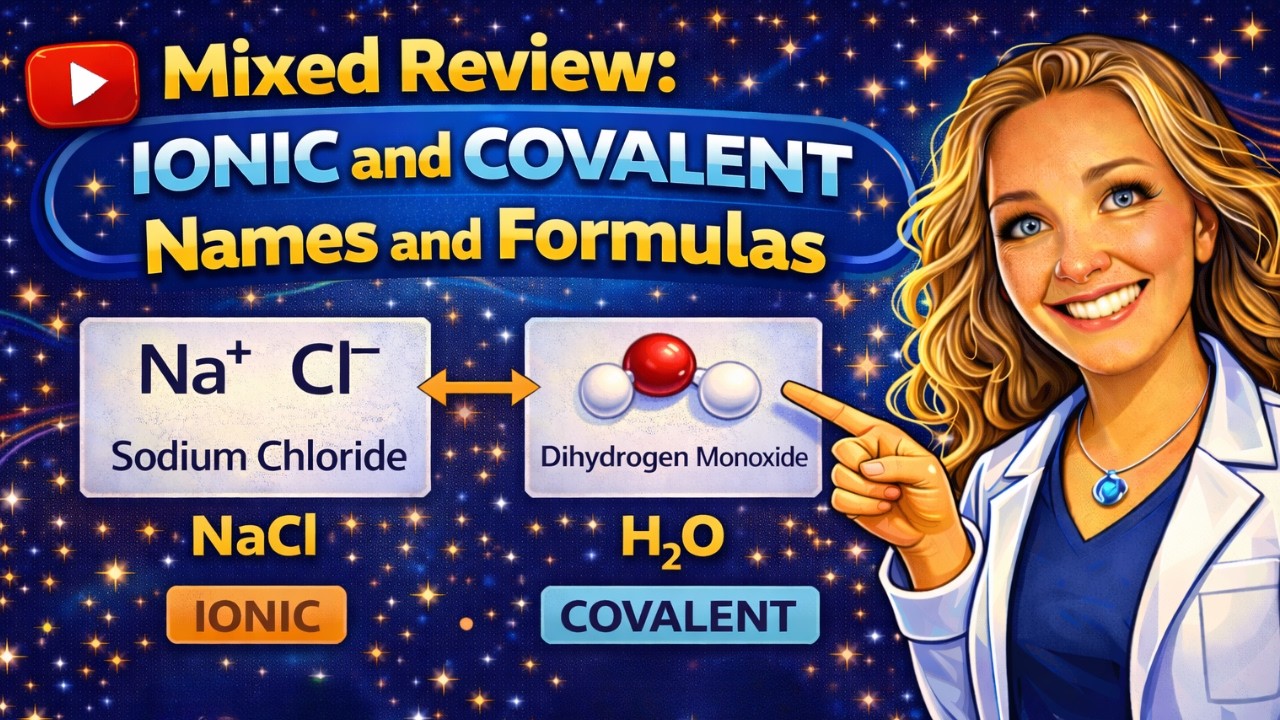 Ionic and Covalent Names and Formulas | Mixed Review | Chemistry