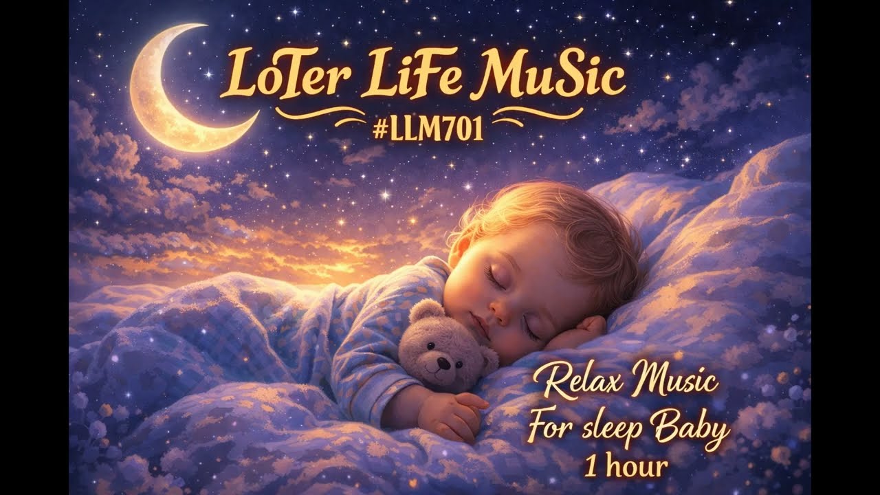 Relaxing Sleep Music for Baby 🎧 1:01:01 | Did This Help Your Little One Fall Asleep? | #LLM701