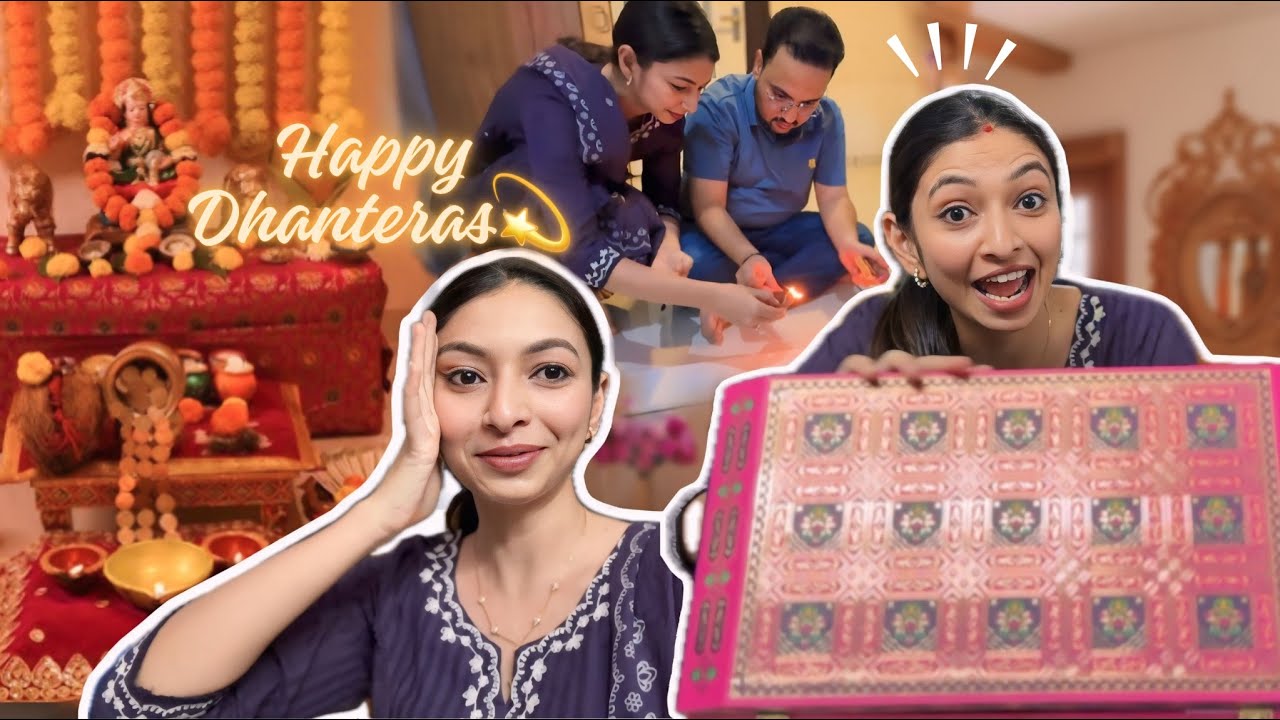 Mane madi Dhanteras par aavi Gift😍🎁|| Dhanteras vlog 💫