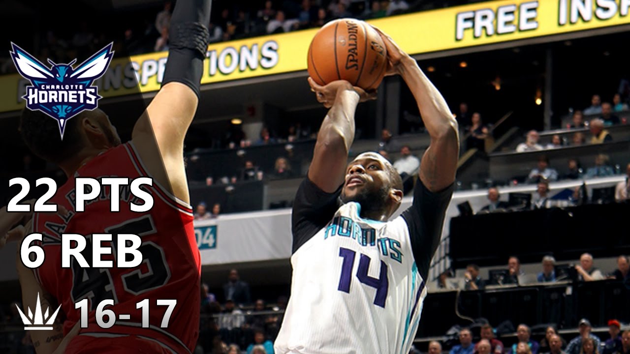 Michael Kidd-Gilchrist Full Highlights vs Bulls / 22 points, 6 rebs [03.13.2017]