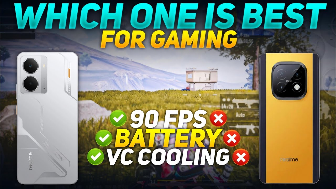 REALME P3 5G VS REALME NARZO 70 TURBO 🔥 PUBG BGMI 90 FPS GAMING TEST IN 2025