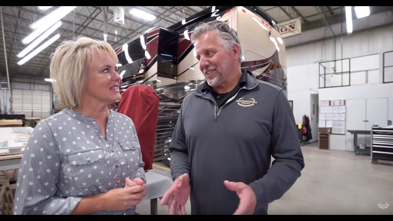 Luxury RV Factory Chat. Randy, Dawn and a Marathon Coach Ep.1